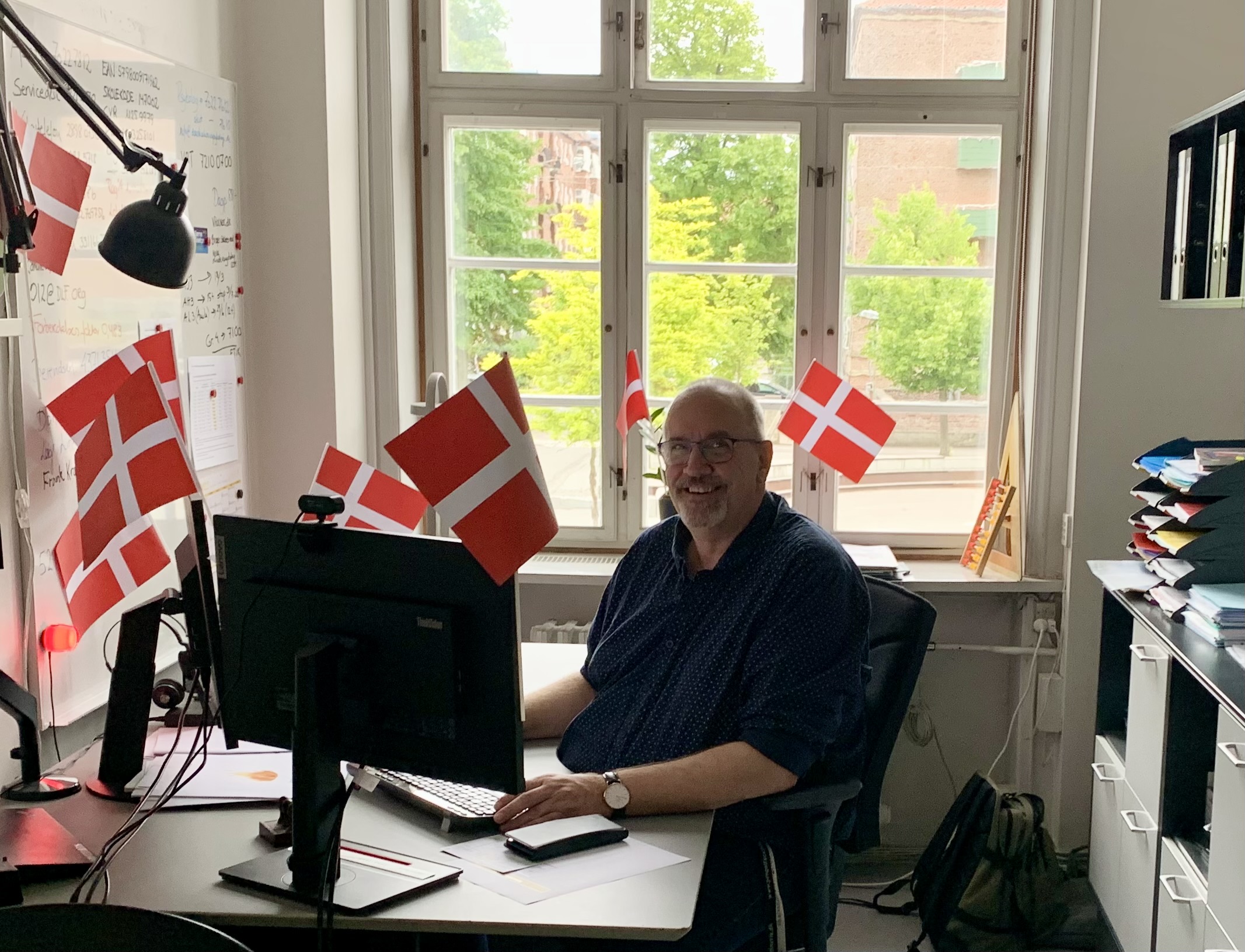 Og så havde vores nye adm. leder, Michael, fødselsdag ;-)