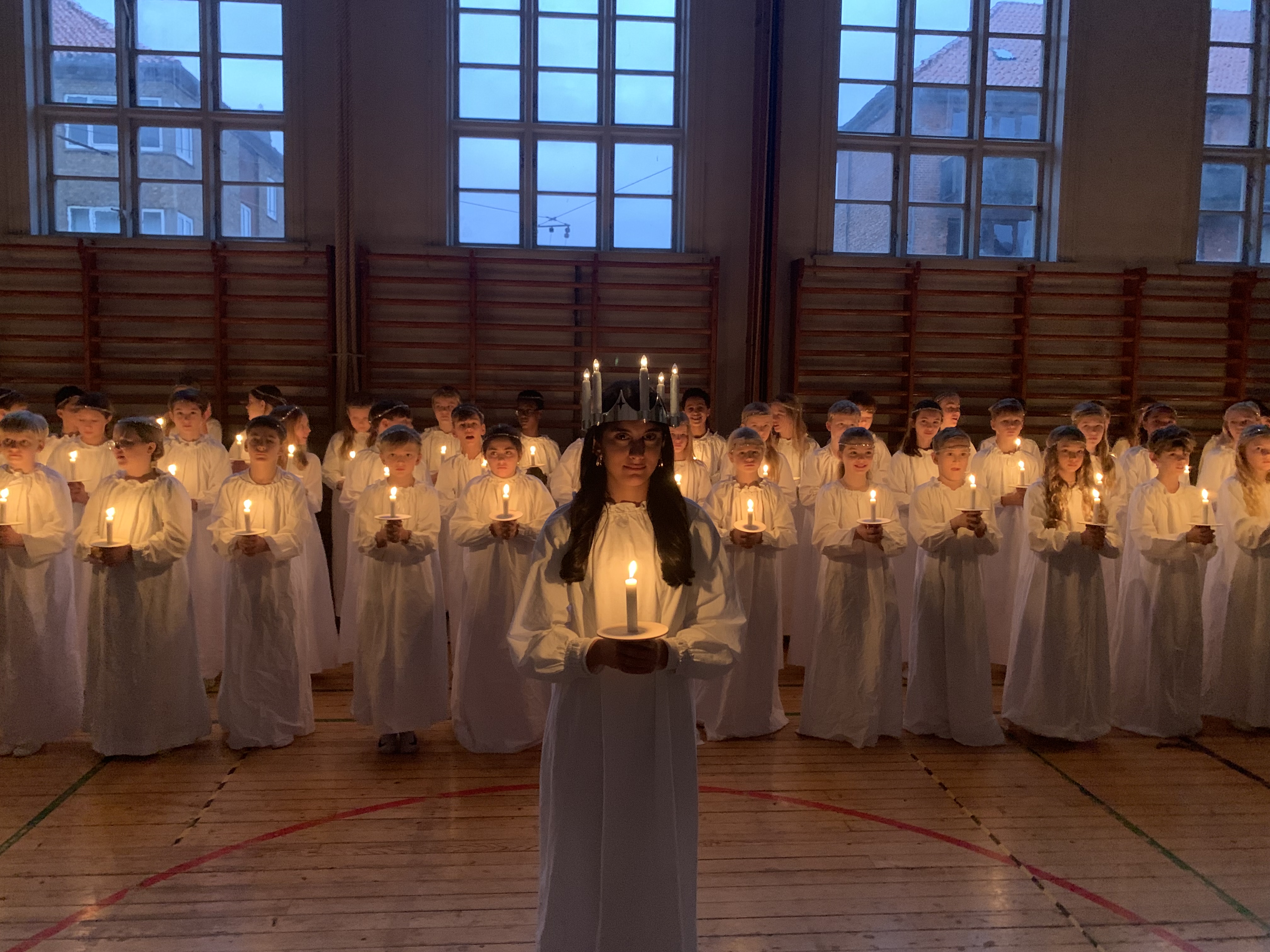 Luciadag på Lindevangskolen